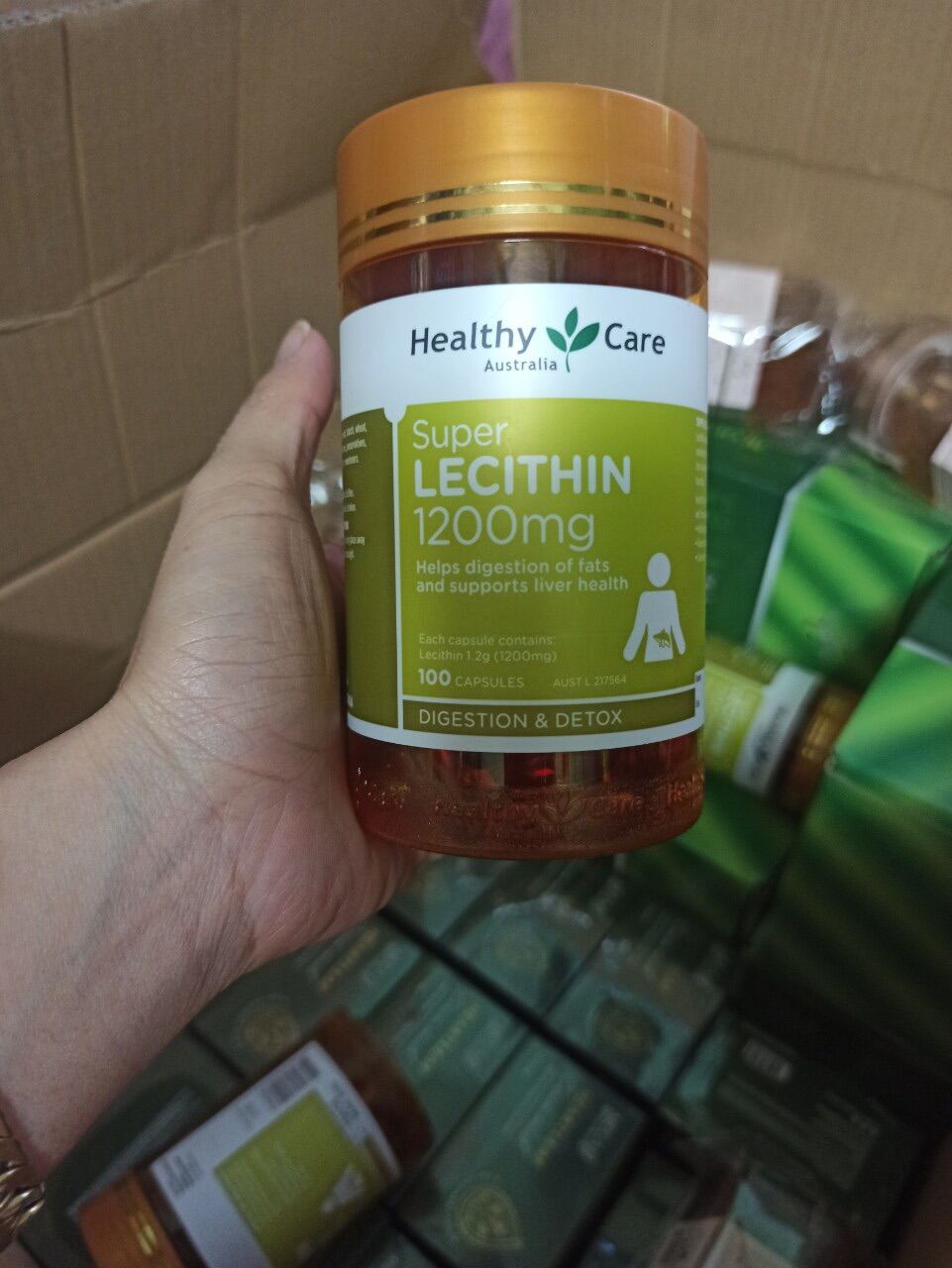 Mầm nành Healthy Care Super Lecithin 1200mg