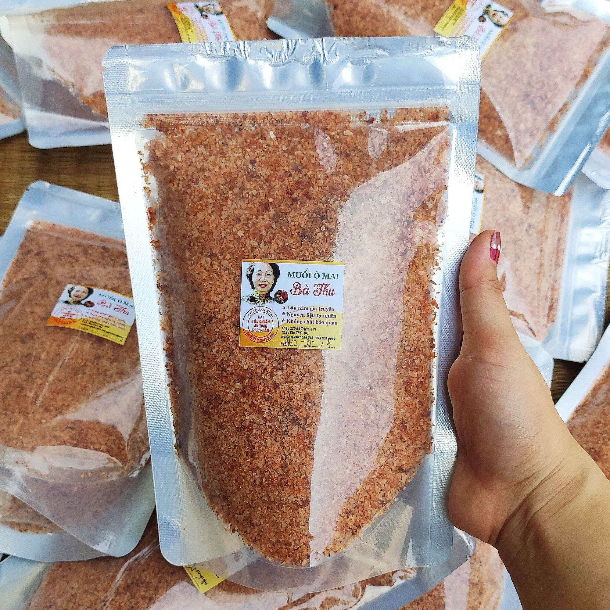 Muối ô mai Bà Thu - Túi zip 500g