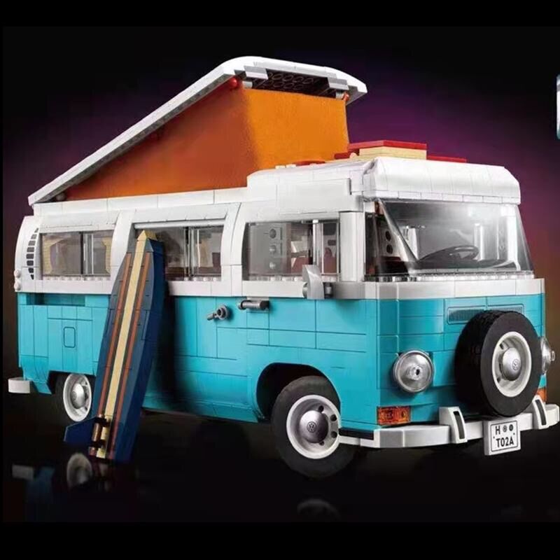 Xép Hình Leji 81002 ( VOLKSWAGEN T2 Camper Van 2207 Mảnh )