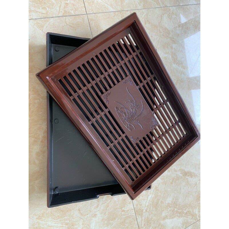 Khay đựng trà Minh Hải,khay trà giả gỗ