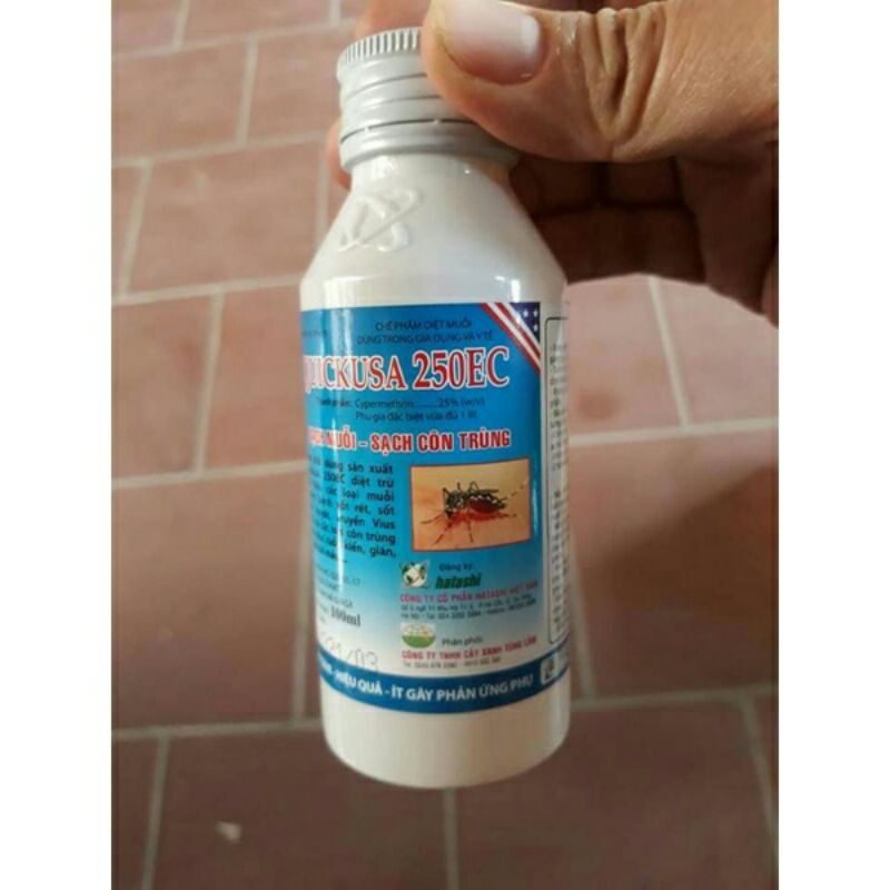 Thuốc diệt muỗi chai 100ml 250ec phun xịt trong nhà