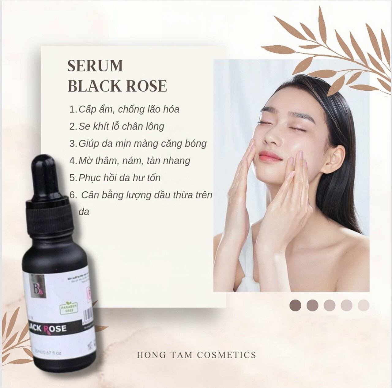 SERUM dưỡng da Black Rose