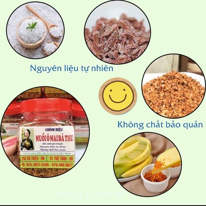 Muối ô mai Bà Thu hộp nhỏ