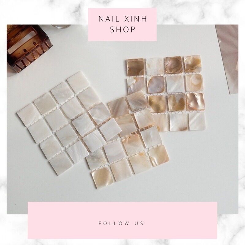 Đá chụp hình sản phẩm phụ kiện trang trí nail chụp mẫu nail nghệ thuật trưng sản phẩm mẫu nail