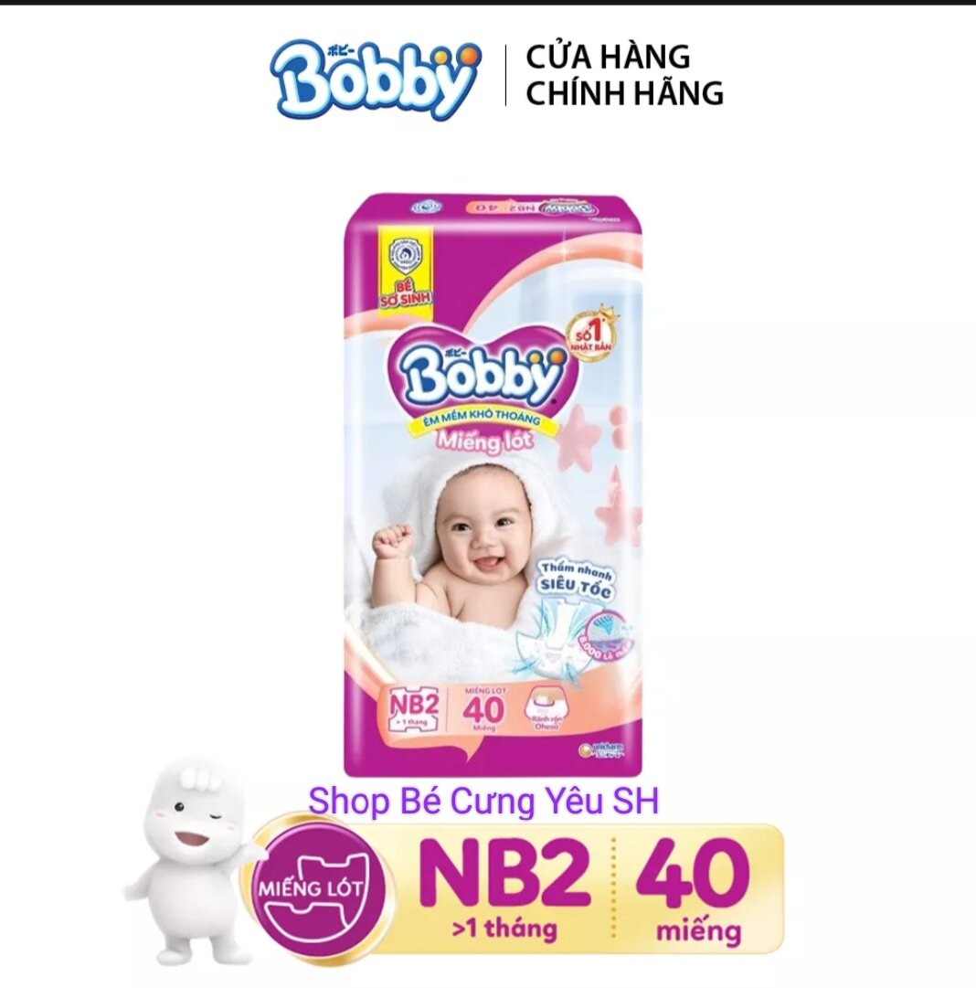 Tả lót xơ sinh nb2.... 40 miếng