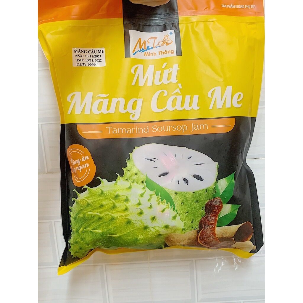 1kg mứt mãng cầu me minh thông