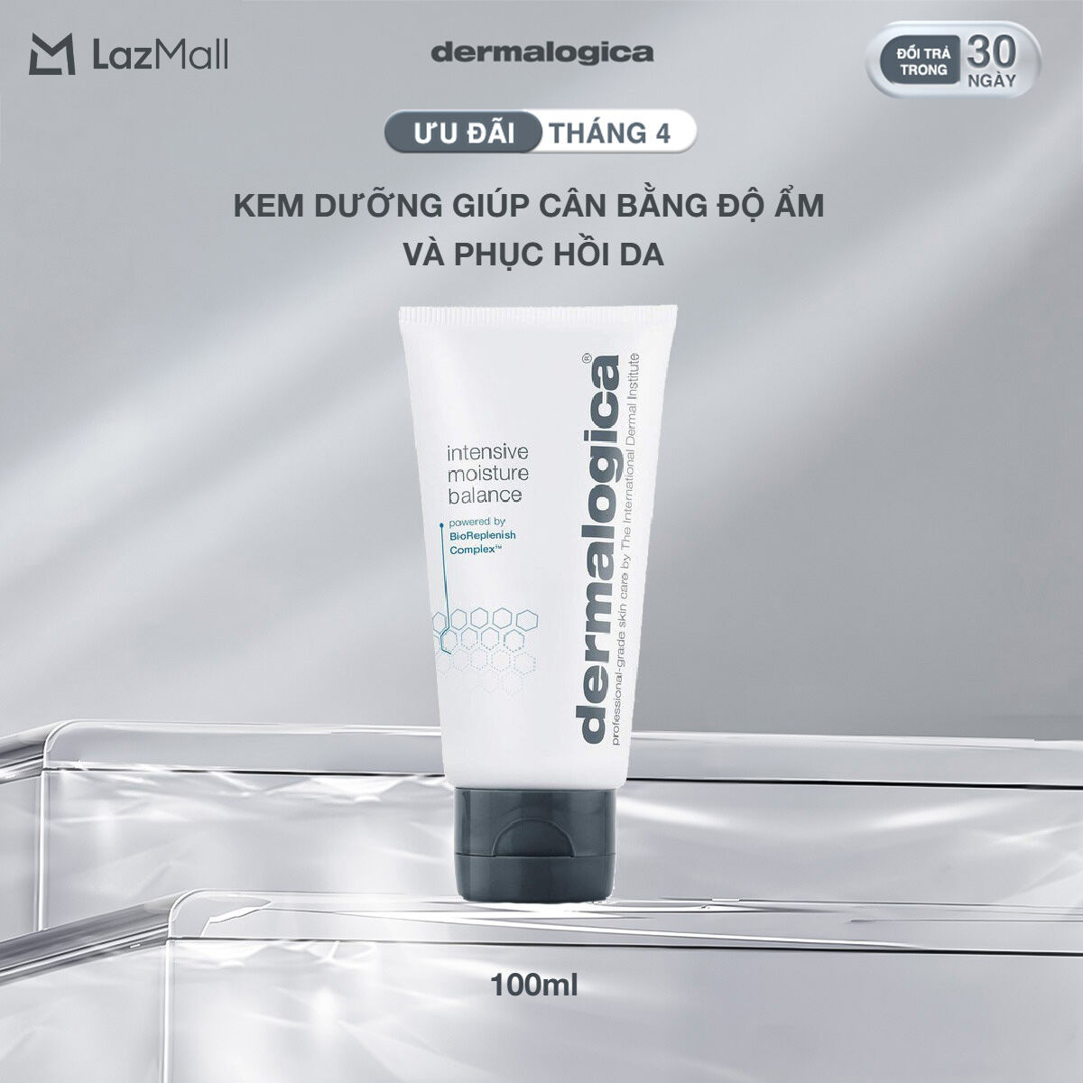Kem dưỡng giúp cân bằng độ ẩm và phục hồi da Dermalogica Intensive Moisture Balance 100ml