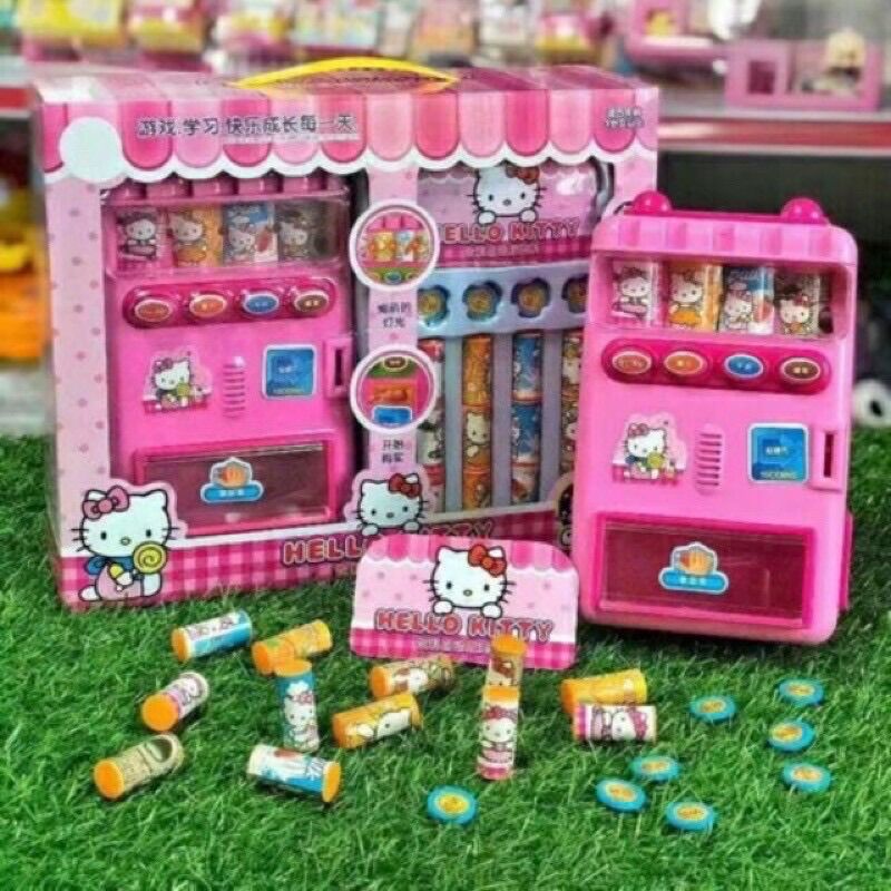 Đồ chơi máy bán nước tự động hình kitty dn1000-kt