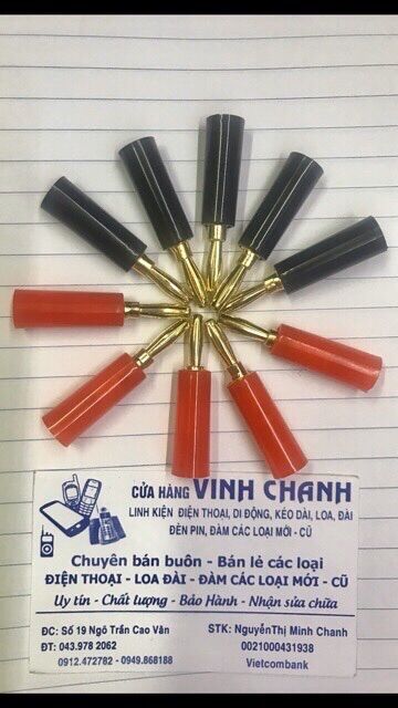 10 Dắc bắp chuối đỏ+đen