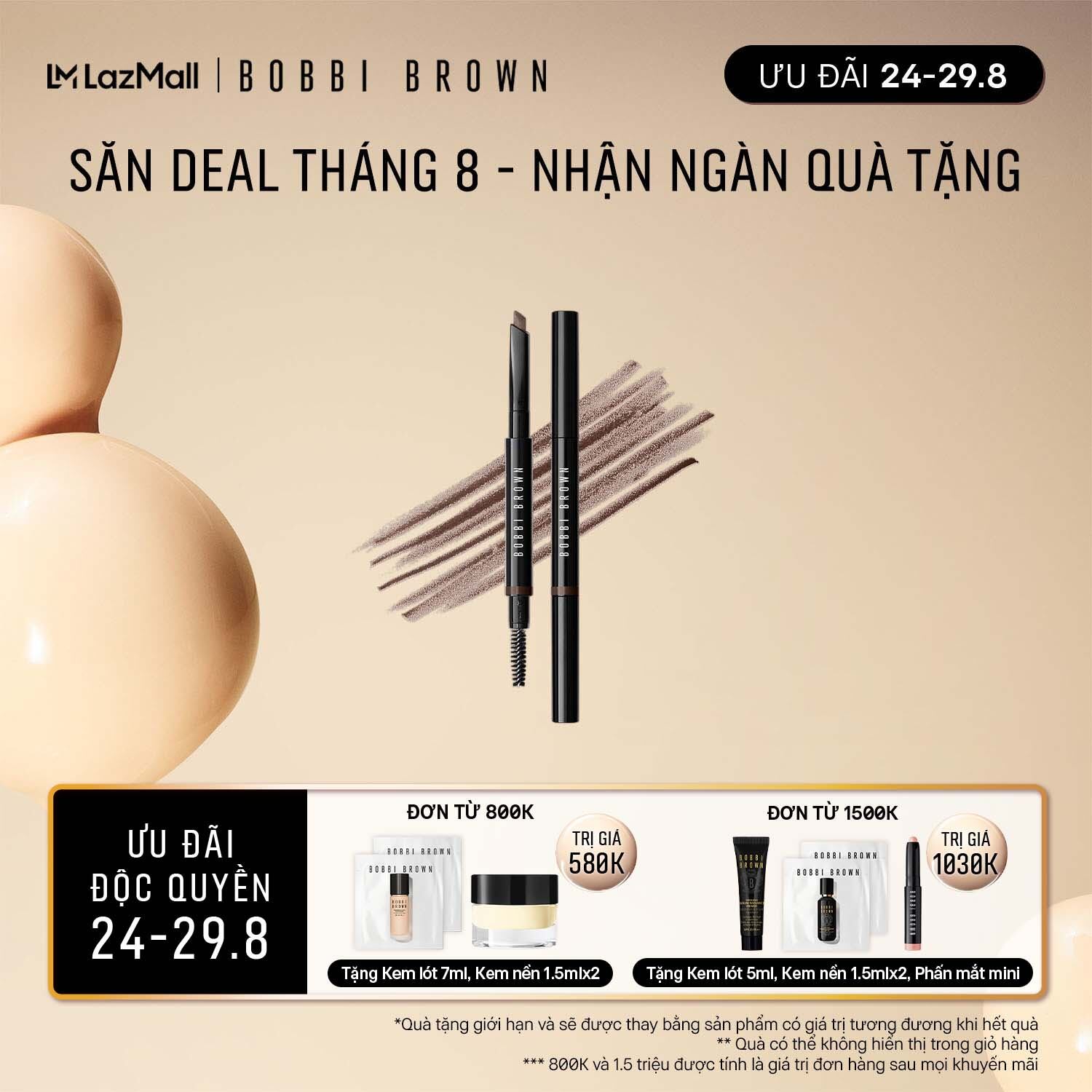 Chì mày Bobbi Brown Long-Wear Brow Pencil - Eyebrow Pencil, 0.3g