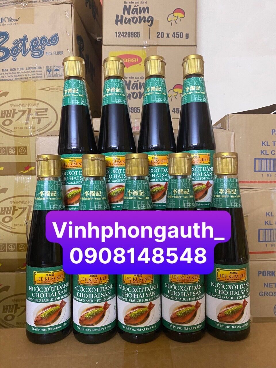 Nước sốt Hải sản Lee Kum Kee 410ml ( hấp cá )