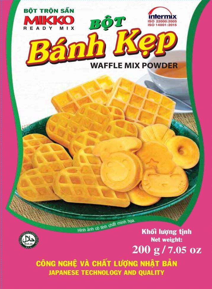Bột bánh kẹp waffle Mikko Hương Xưa 200g