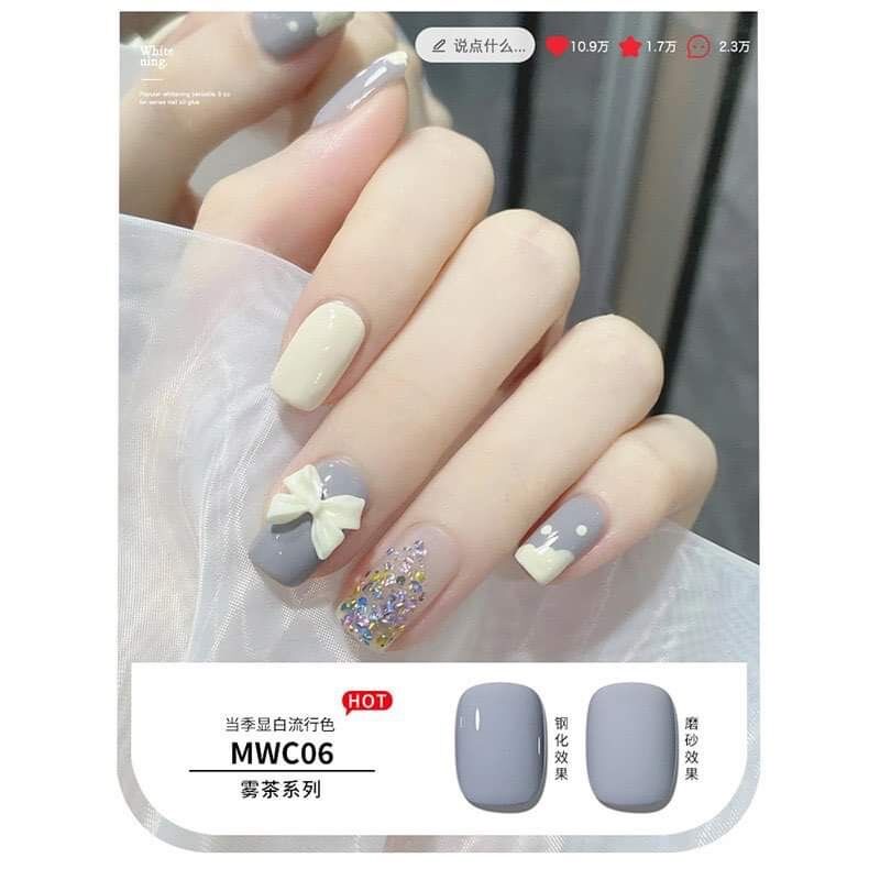 Sơn gel tone màu pastel siêu xinh mwc