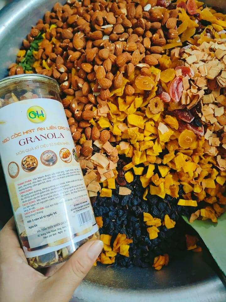 NGŨ CỐC HẠT GRANOLA - 500g