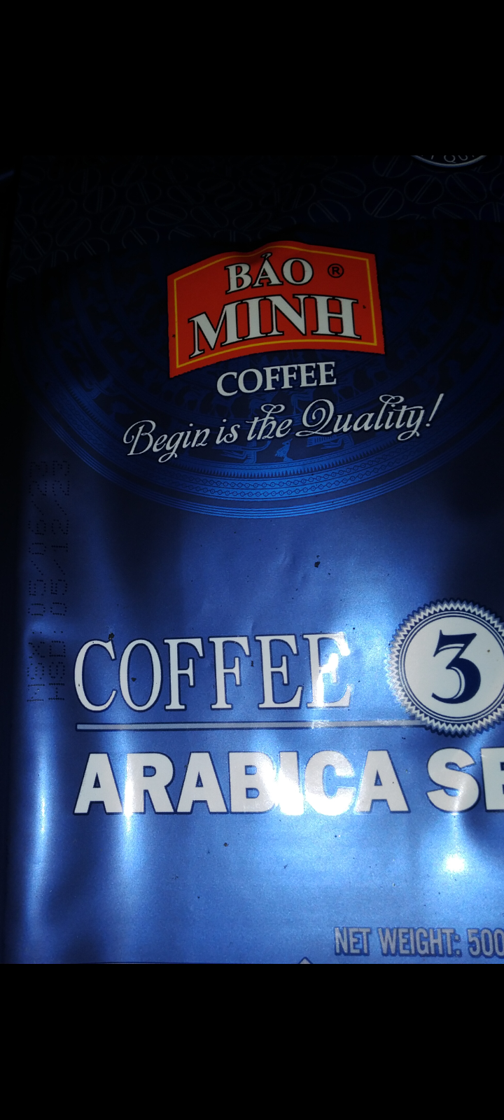Cà Phê Bảo Minh Số 3 (ARABICA SE) 500g