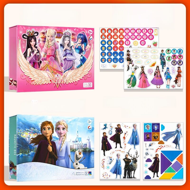 Đồ Chơi Giáo Dục Cho Trẻ Em Từ 0-6 Tuổi Peppa Pig Puzzle Magnets Đồ Chơi Lắp Ráp Hình Dạng Thú Vận C