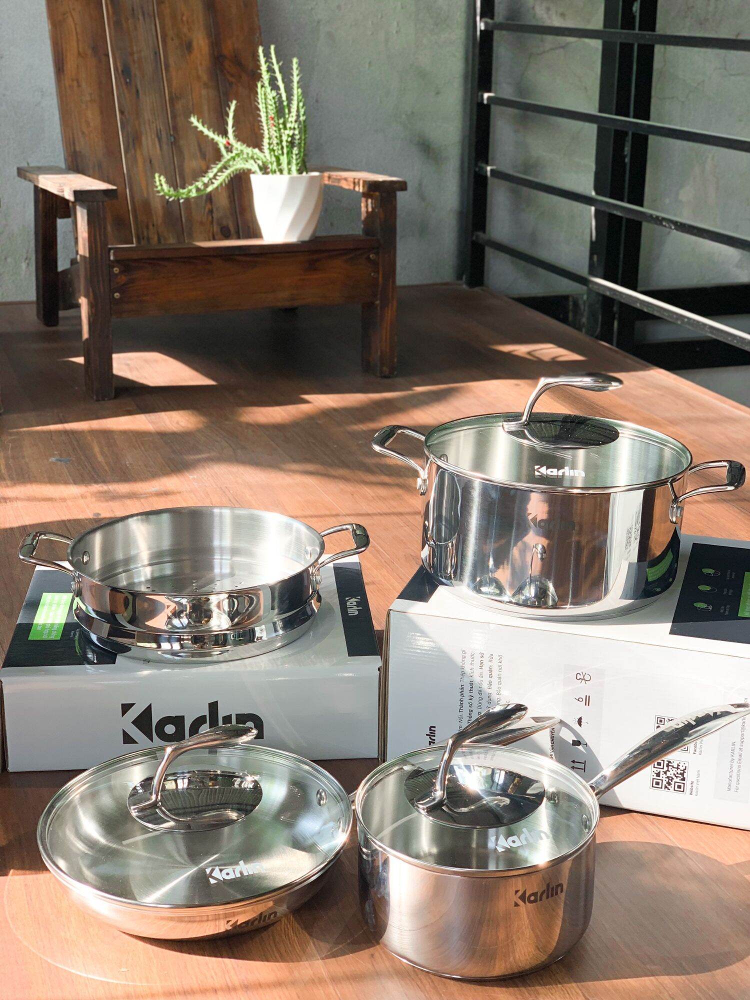 Nồi Chảo Inox KARLIN thương Hiệu Đức