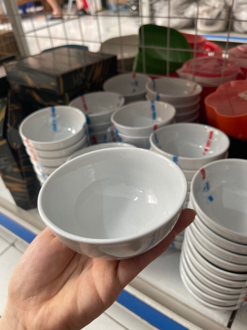 Set 10 bát ăn cơm sứ trắng