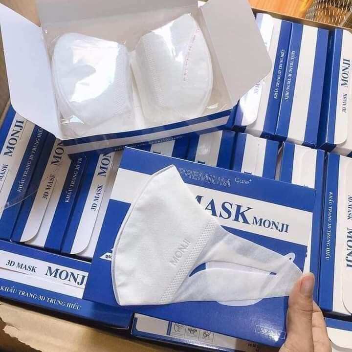 Hộp 50 cái khẩu trang 3D mask monji
