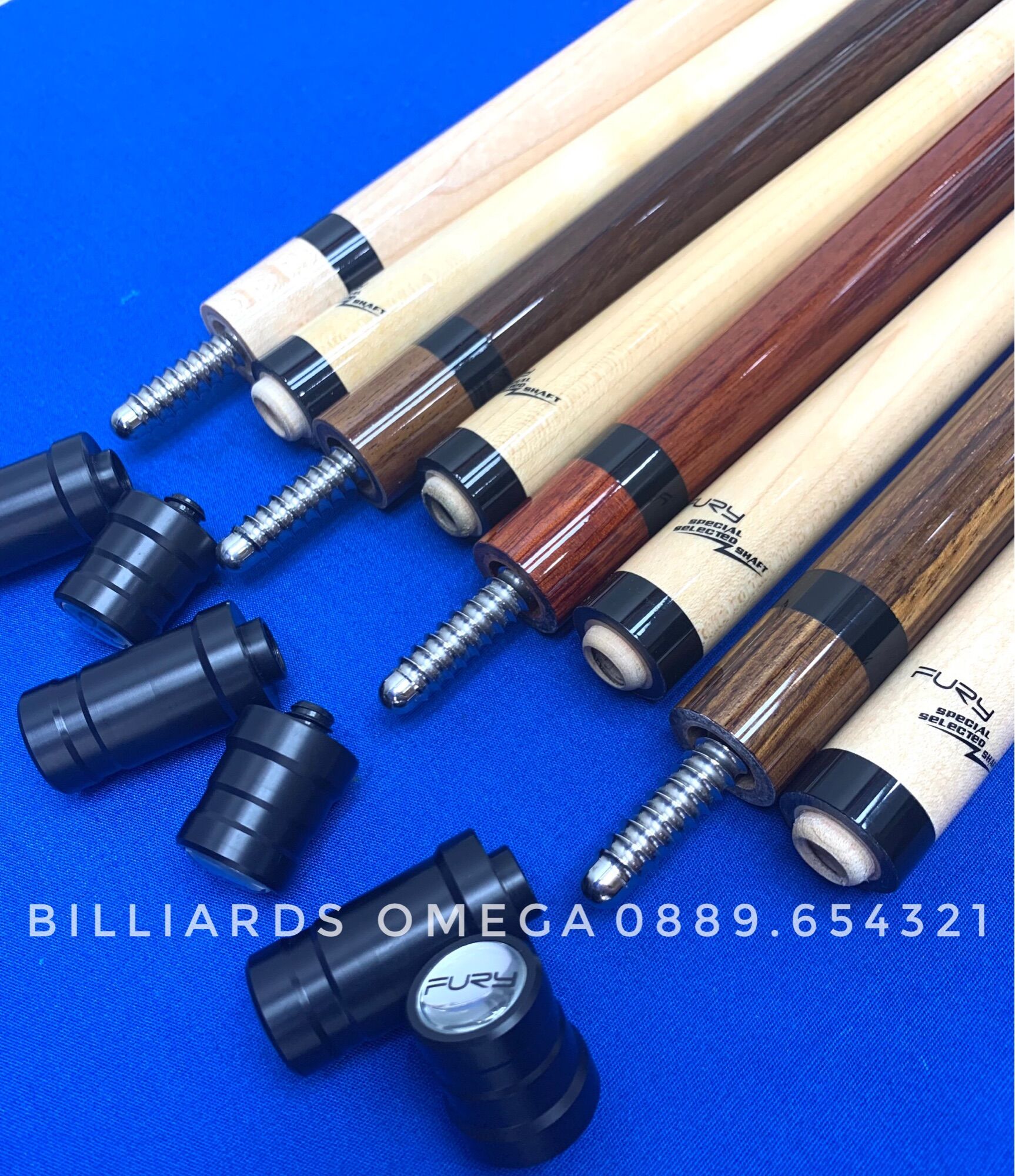 Cơ Gậy Bida Lỗ/Pool Fury KA