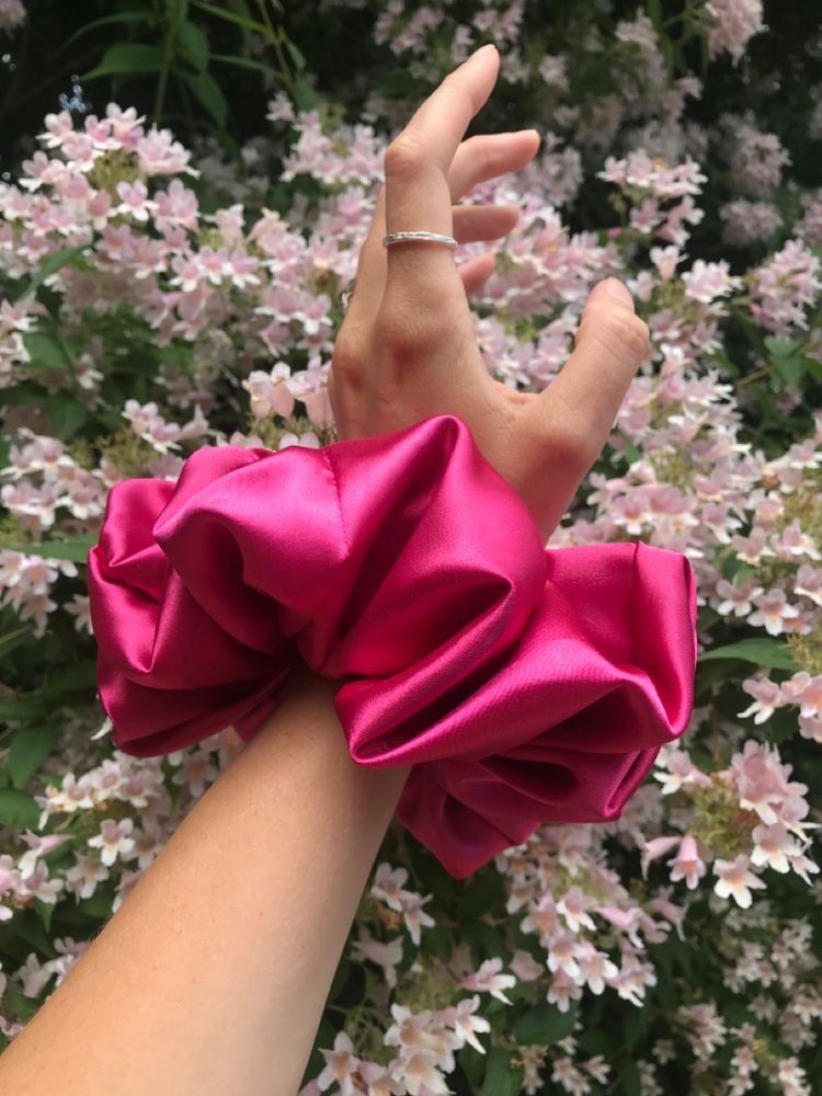 Cột tóc SCRUNCHIES lụa vải đẹp