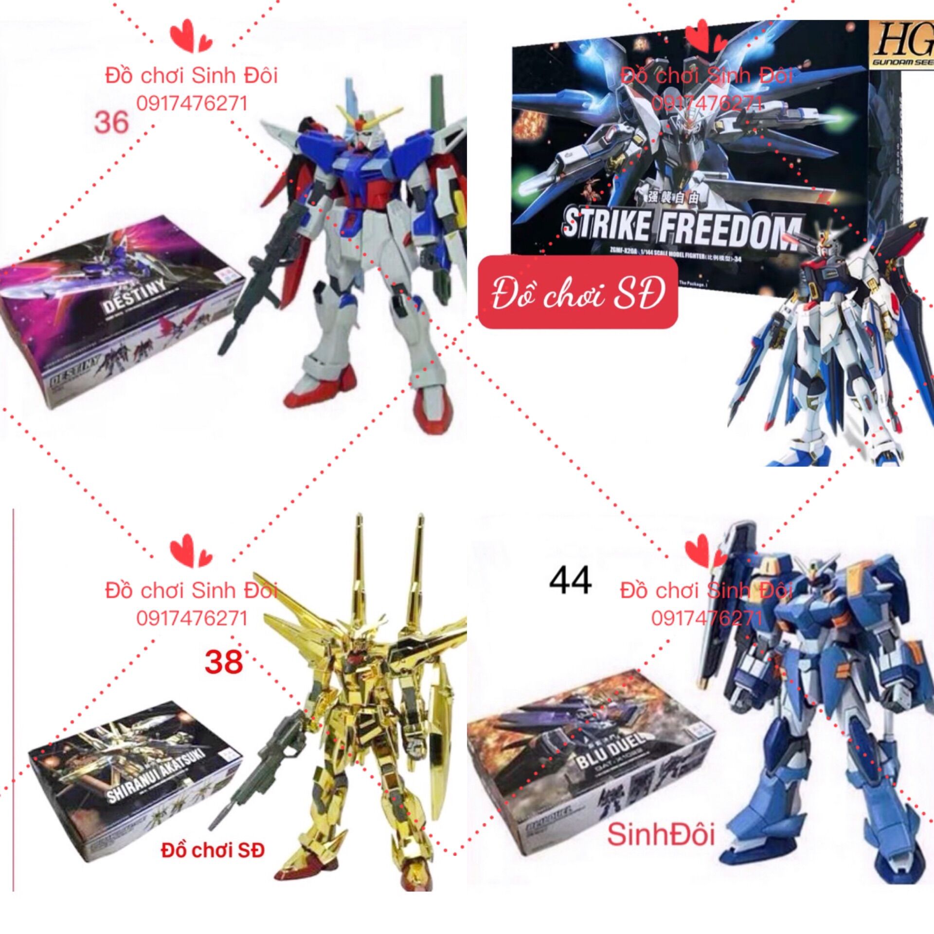 Gundam 38 - vàng