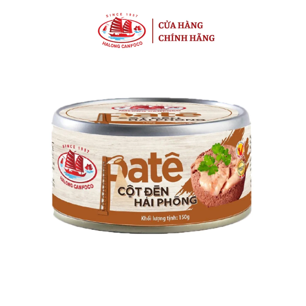 Combo 3 Hộp Patê Cột Đèn 150g - Đồ Hộp Hạ Long