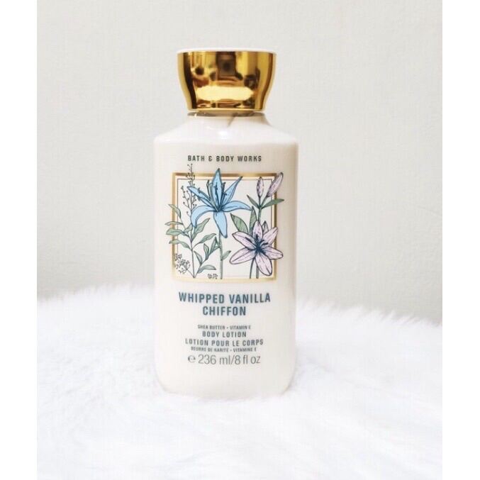 [Hcm]Sữa Dưỡng Thể Lưu Hương Mịn Da Bath And Body Works - Ưhipped Vanilla Chiffon 23L