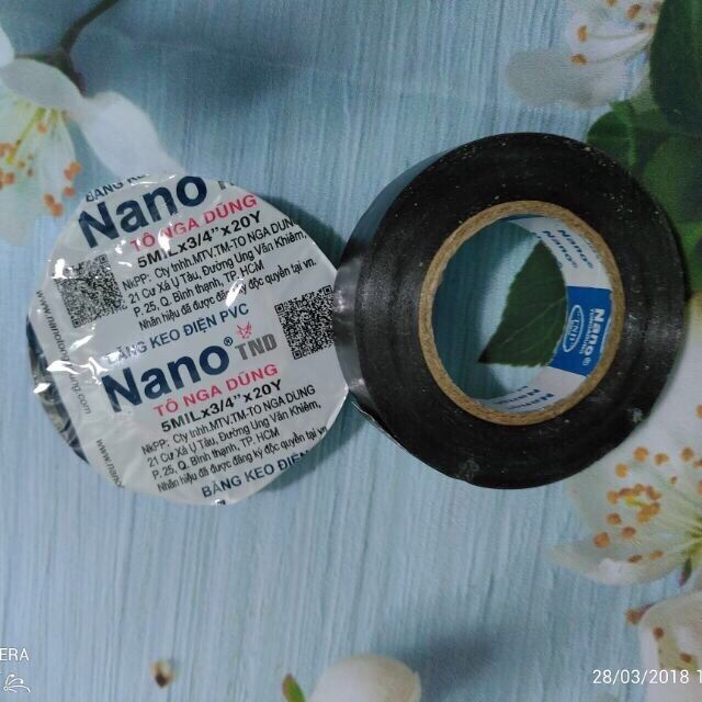 Cây 10 cuộn keo điện Nano 10y 20yard