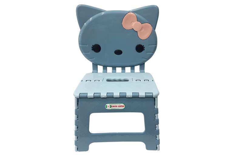 Ghế Xếp Tựa Lưng Mèo Kitty cho bé
