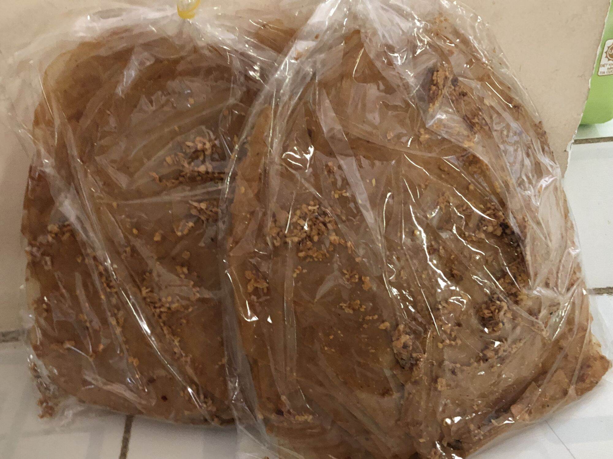 Bánh tráng tỏi muối nhuyễn