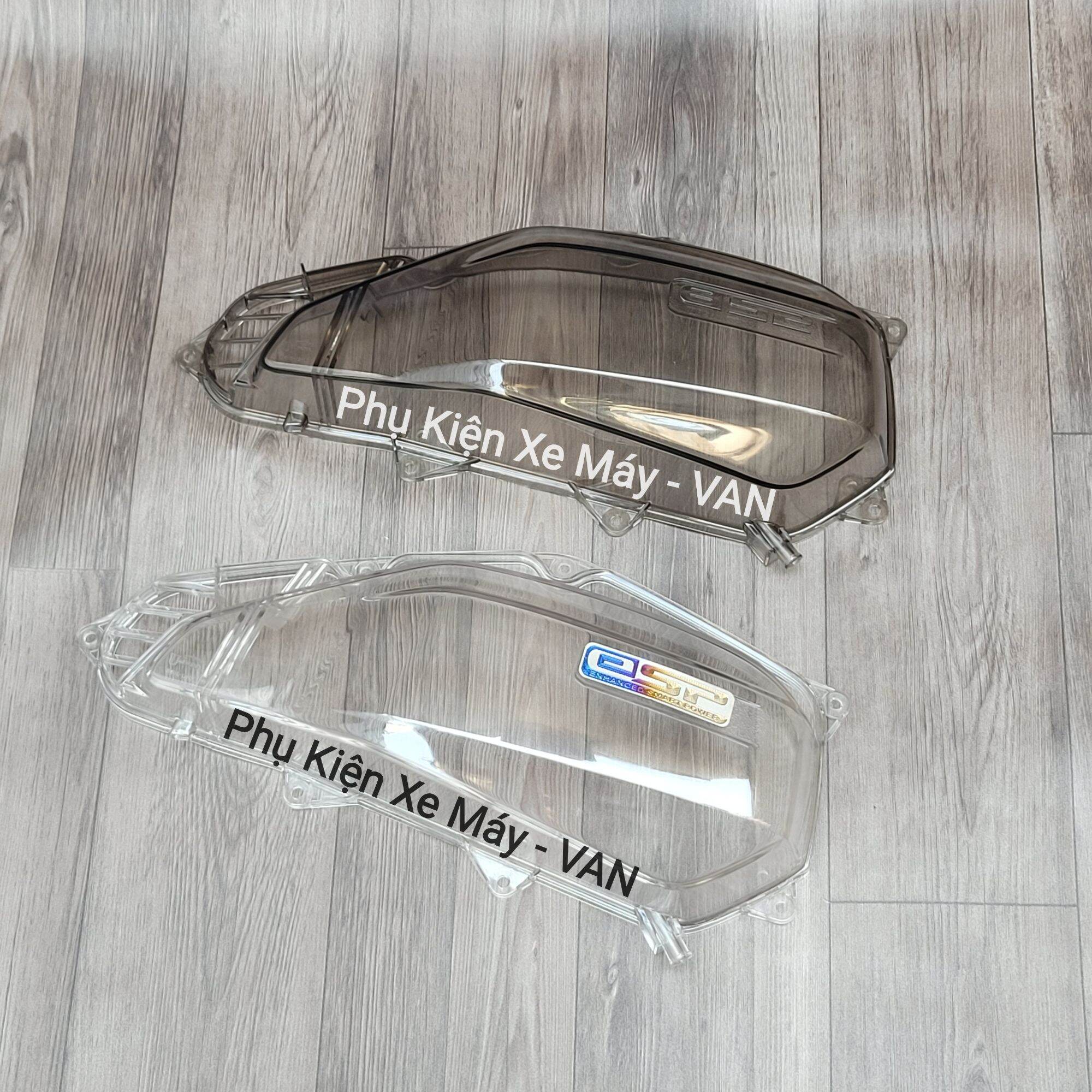 Nắp lọc gió pô e vario ab airblade click trong suốt màu khói