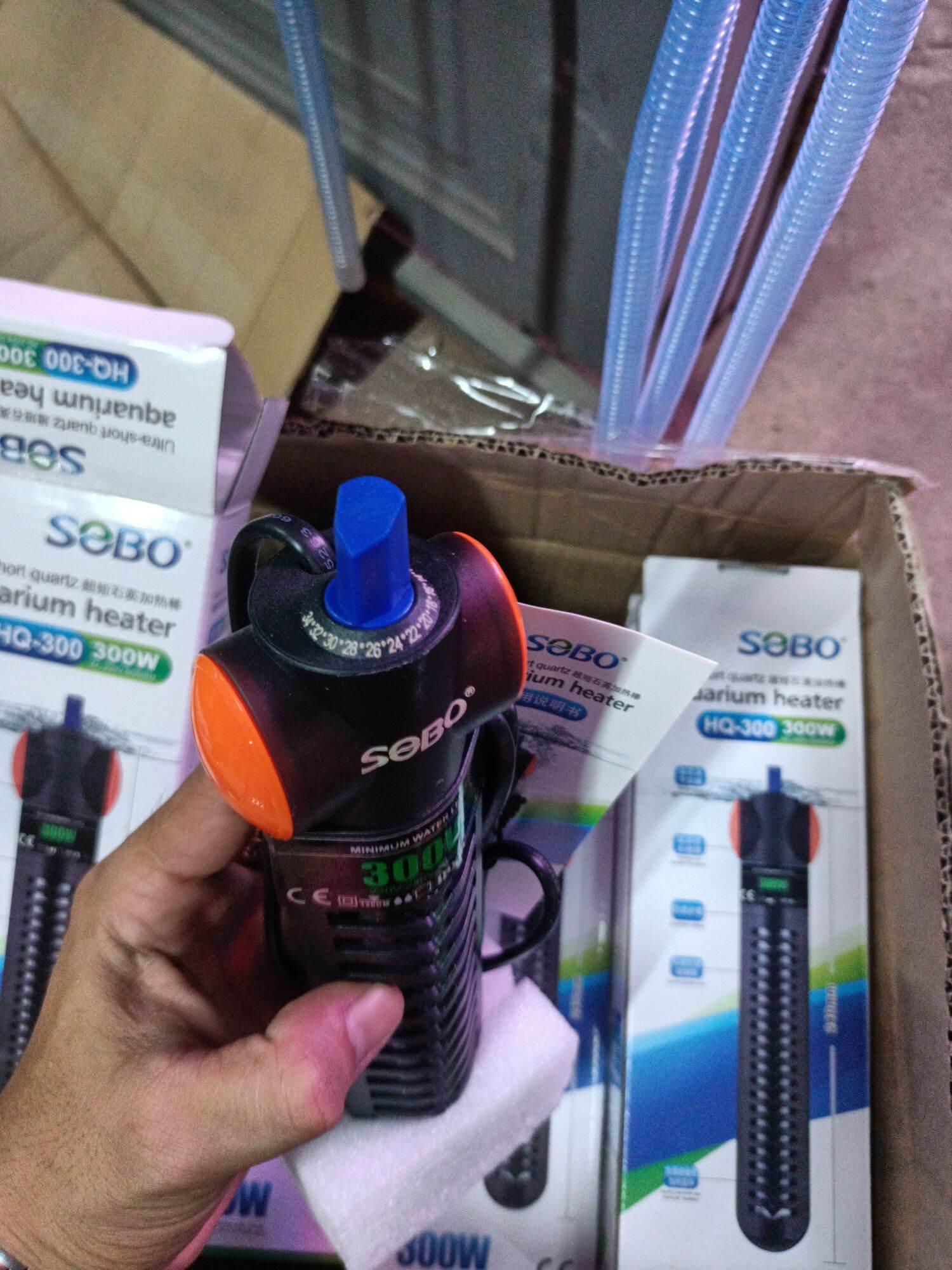 Sưởi Bể Cá , Sưởi Ấm Hồ Cá SOBO HQ 300w