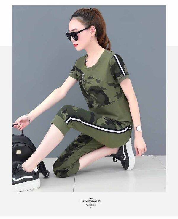 Đồ bộ thể thao lửng phối lính cực ngầu có bigsize, sét bộ đi chơi , đồ bộ mặc nhà cá tính thời gian