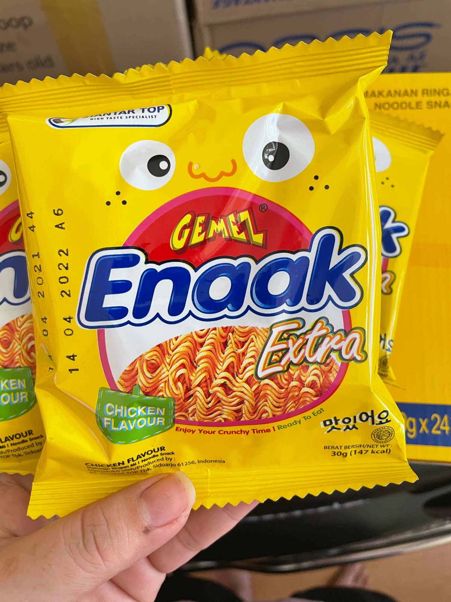[HCM]Set 05 gói snack mì Enaak - indonesia