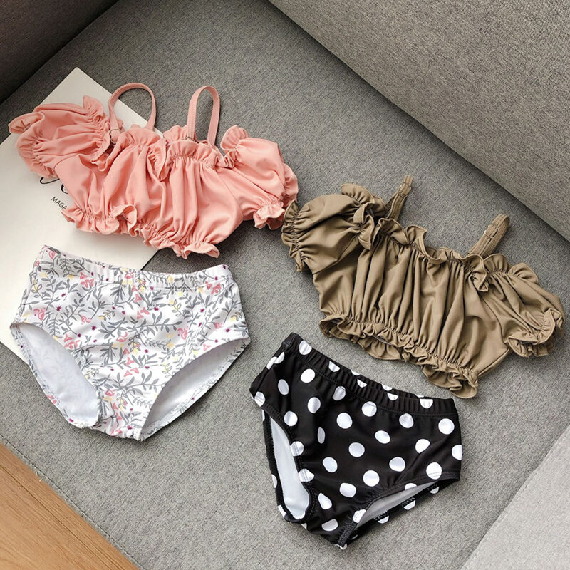 Nơi bán Ins Trẻ Em Áo Tắm Bé Gái Hàn Quốc Hai Mảnh Phong Cách Tây Đồ Bơi Vừa Và Nhỏ Con Gái Bikini Du Lịch Quần Áo Bơi Áo Tắm