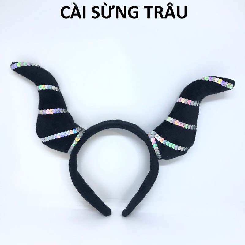 Cài nón - cài sừng - cài hoá trang phù thuỷ HALLOWEEN cho bé gái