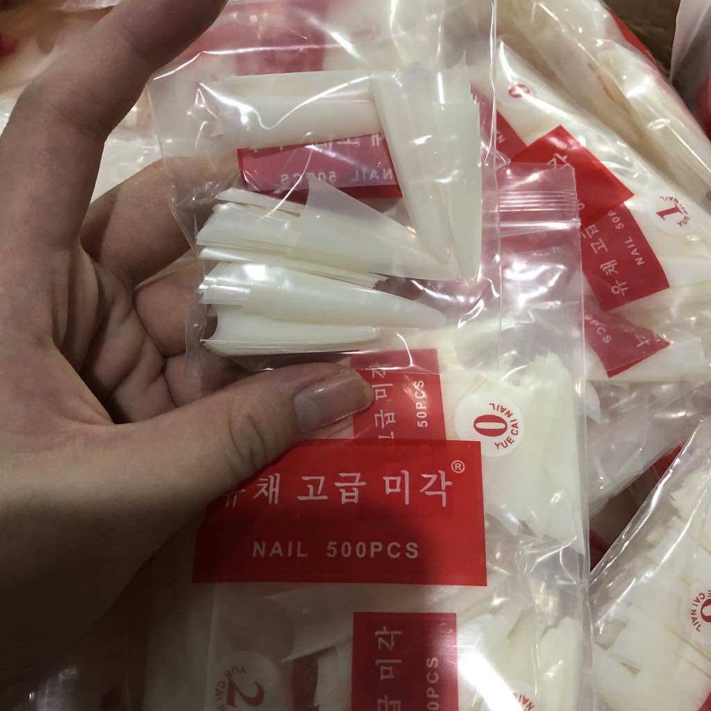 Móng nối nhọn dài 600 móng típ hàn