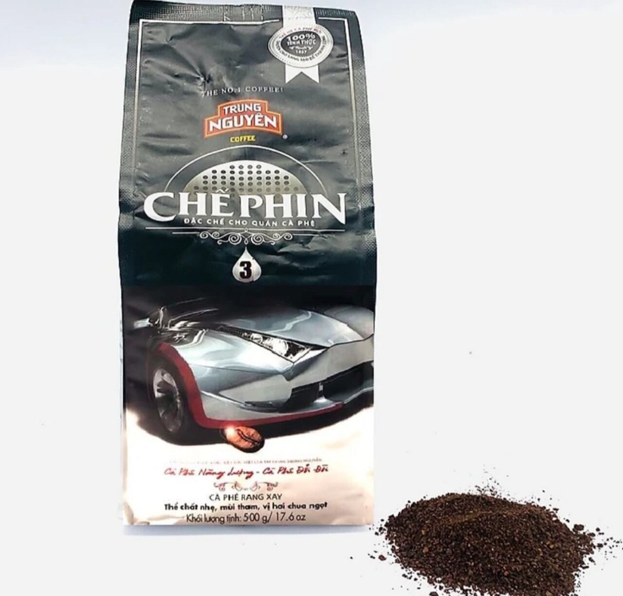 Cà phê trung nguyen  rang xay Chế phin 3 (500gr)