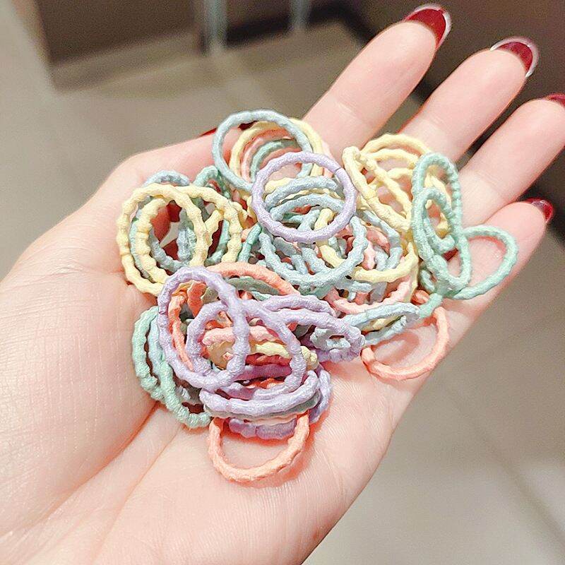 Sét 100 chun buộc tóc cho bé yêu ( giao ngẫu nhiên )