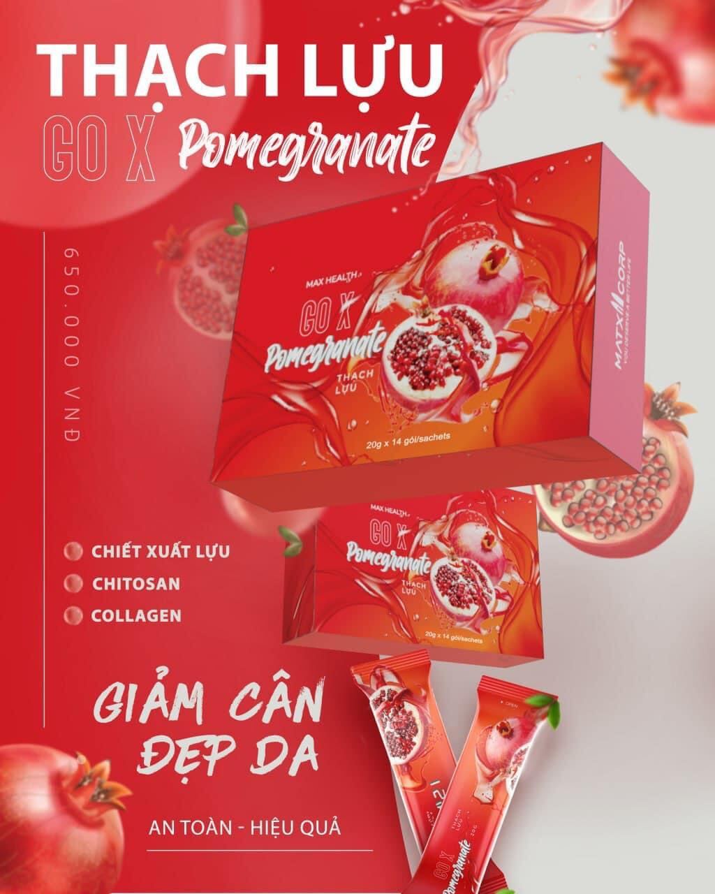 [Chính Hãng]Thạch Lựu Collagen Matxi Corp Ngọt Ngào