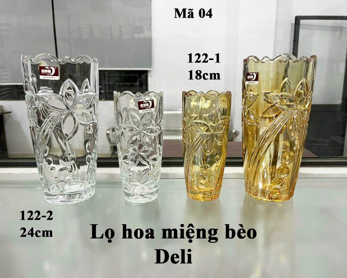 Lọ hoa thủy tinh pha lê cao cấp