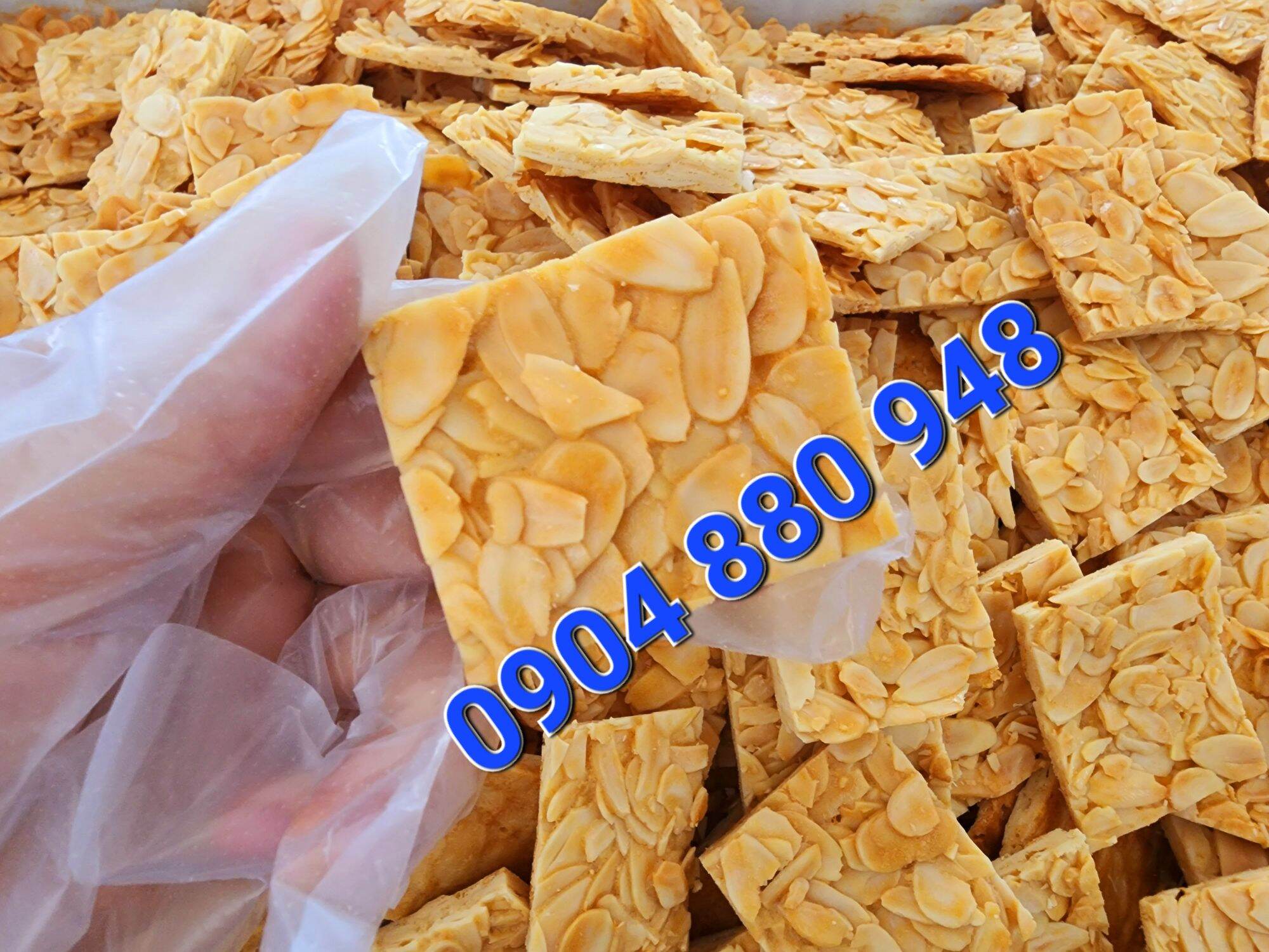 Bánh ngói hạnh nhân keto, không bột - 250gr