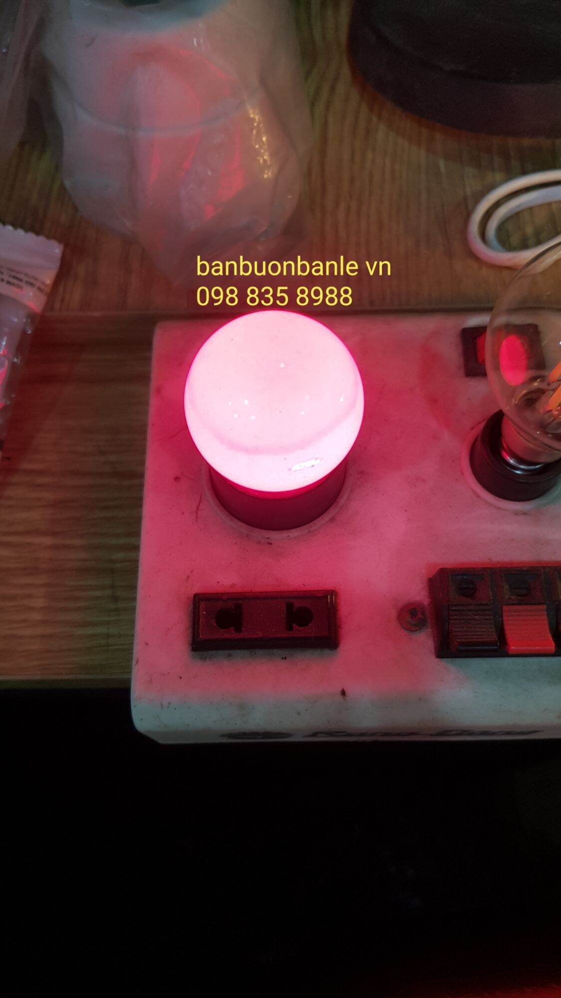 Hôp 25c bóng đèn sợi đốt 5w đui E27 Hòa Thái