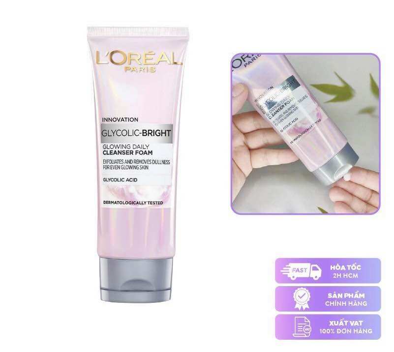 Sữa rửa mặt sáng da L'Oreal Paris Aura Perfect Milk foam / 100ml