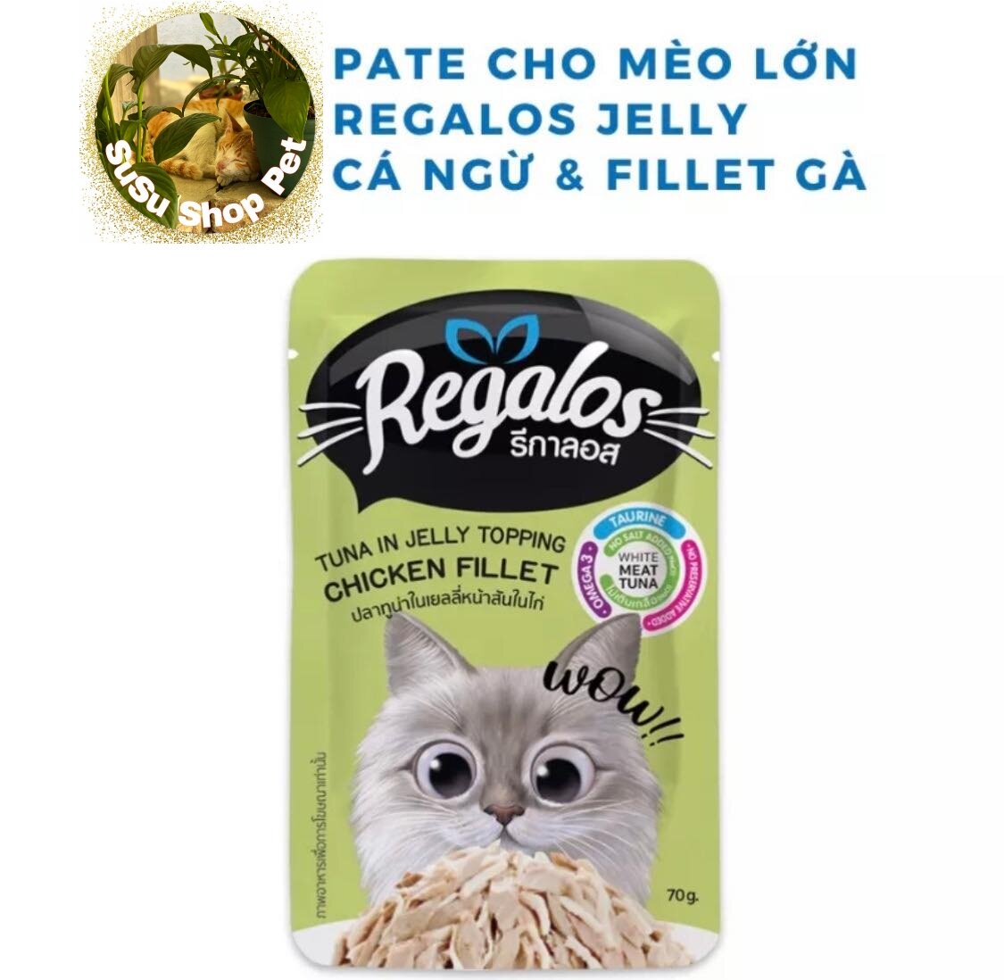 PATE REGALOS - GÓI 70GR [Combo 10 gói]