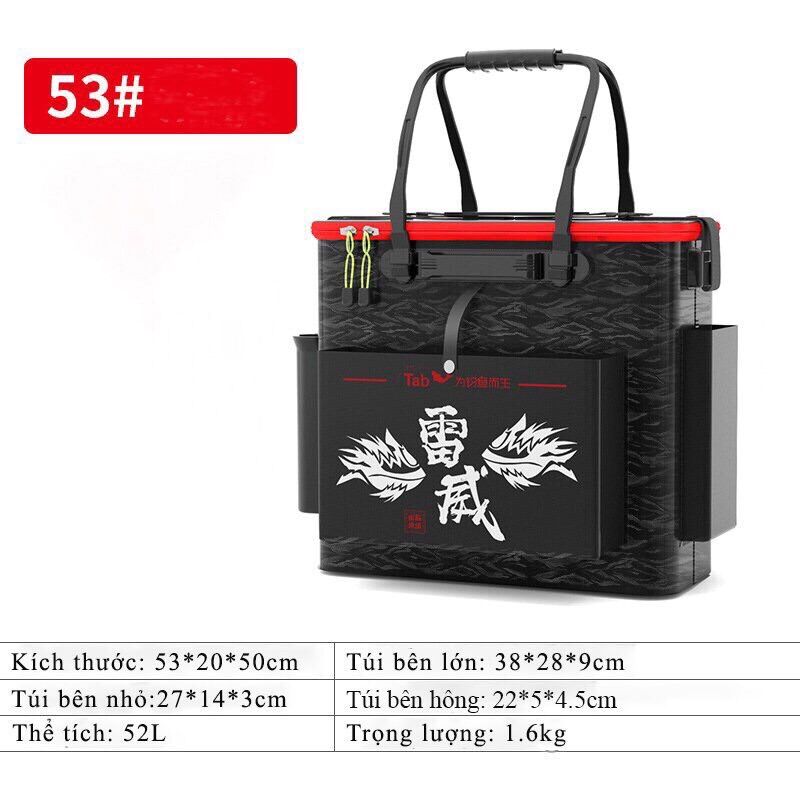Thùng đựng cá TAB chất lượng cao size 48cm & 53cm