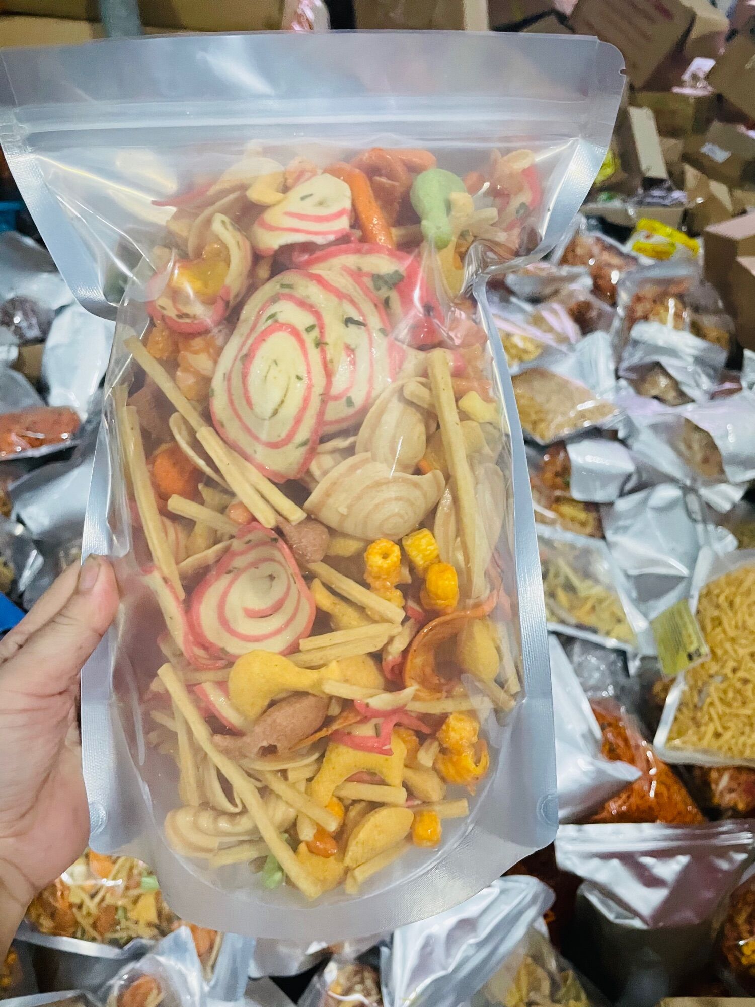 500gr Snack Tá lả mix vị thơm nfon