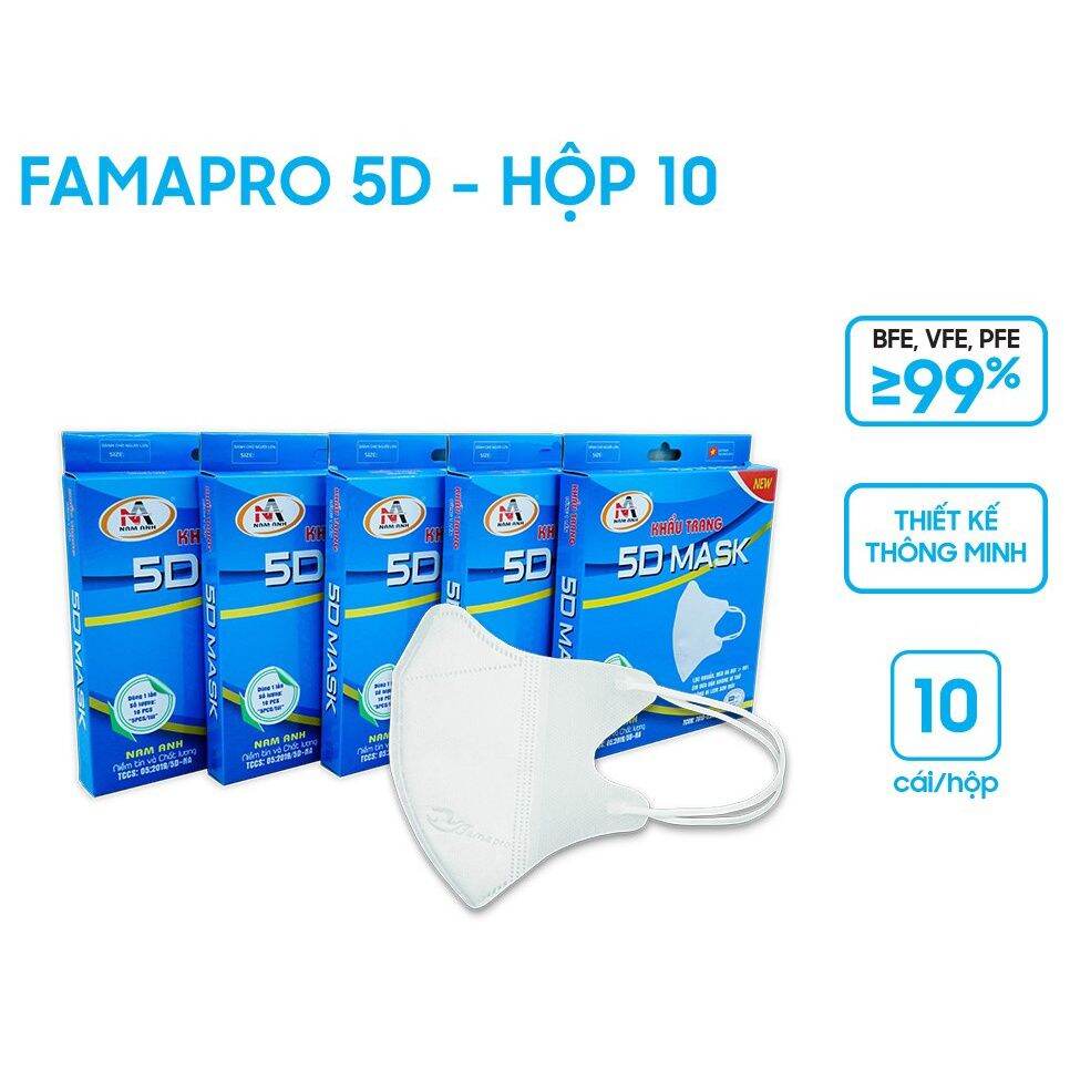 Khẩu Trang 5D Mask Nam Anh