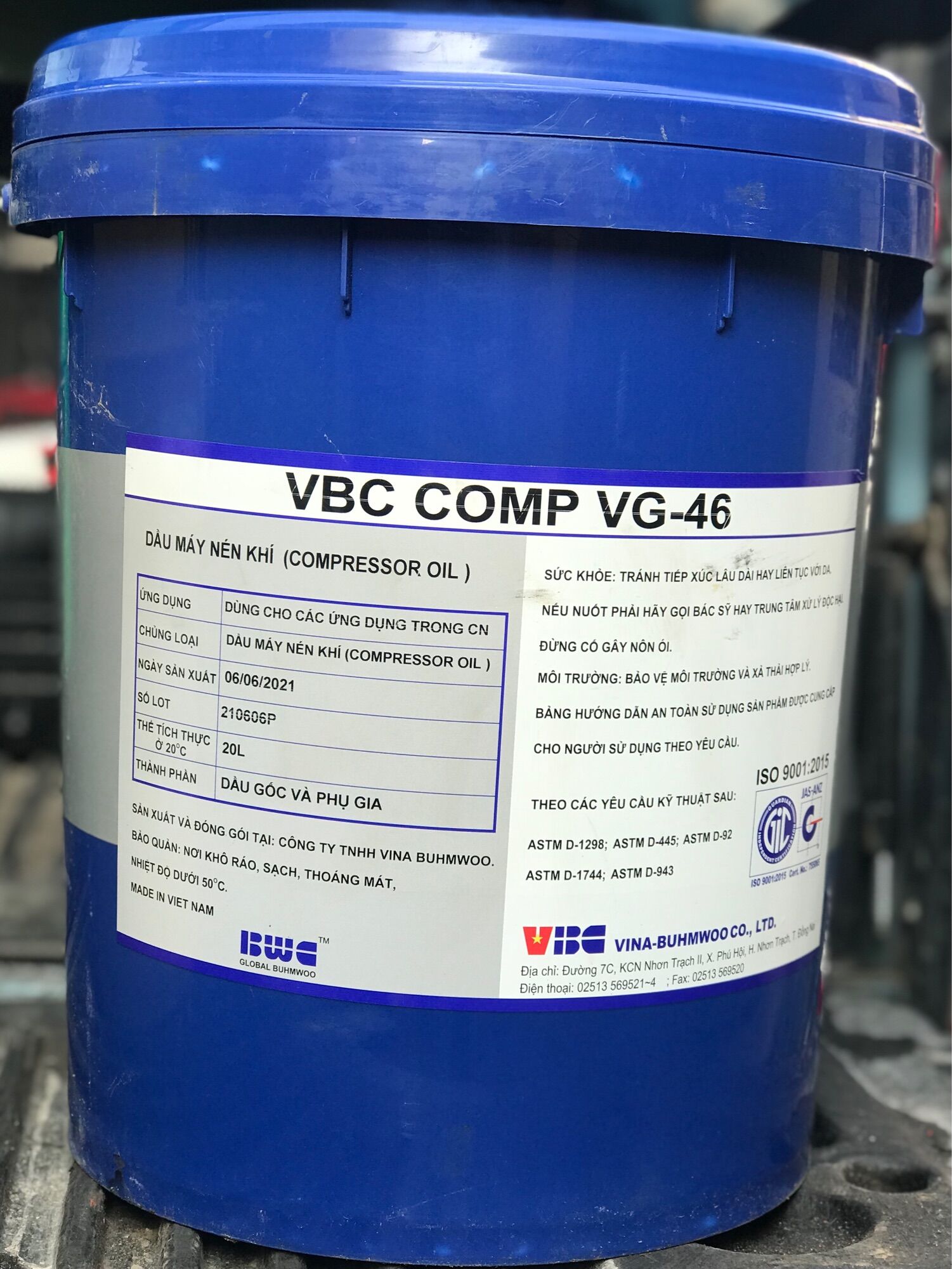 Dầu máy nén khí COMPRESSOR VG46